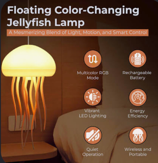 FLOATING JELLY FISH LAMP